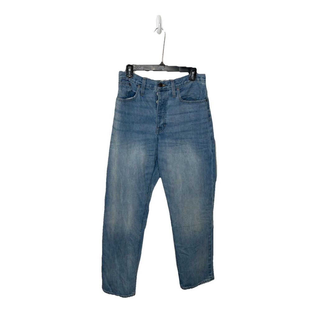Madewell The Dad Jeans Blue Classic Relaxed Straight Size 28 Tailored Waist